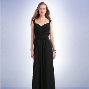 Navy Blue Formal Chiffon Gown